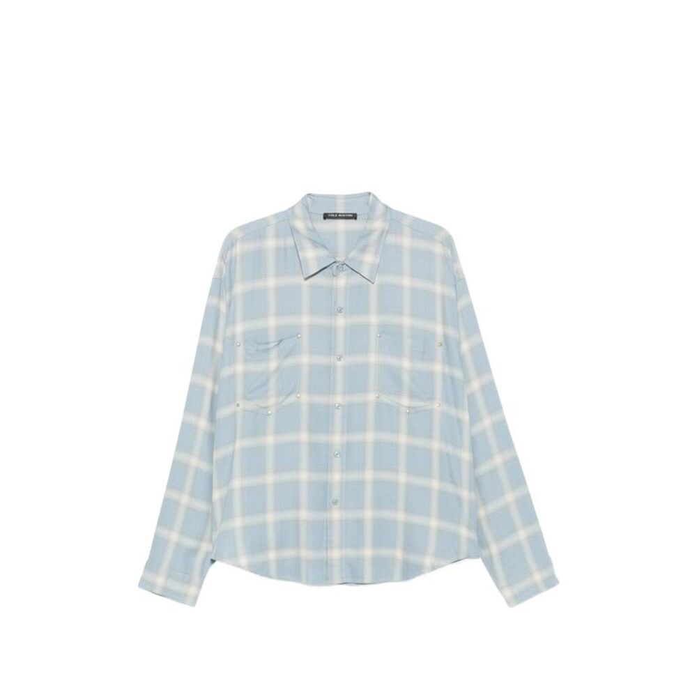 Cole Buxton Blue Shirts Men